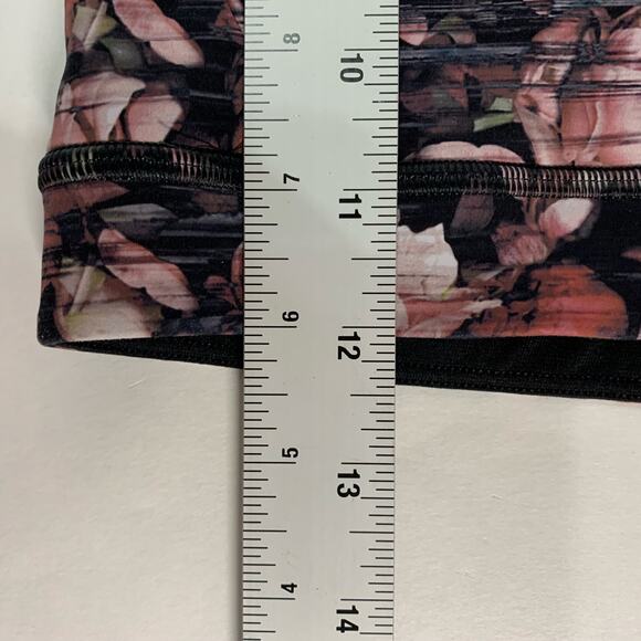 Lululemon 10 Break Free Bra Floral Peony Mesh Back Detail Gym Yoga - Picture 7 of 9